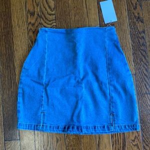John Galt Brandy Melville denim mini skirt